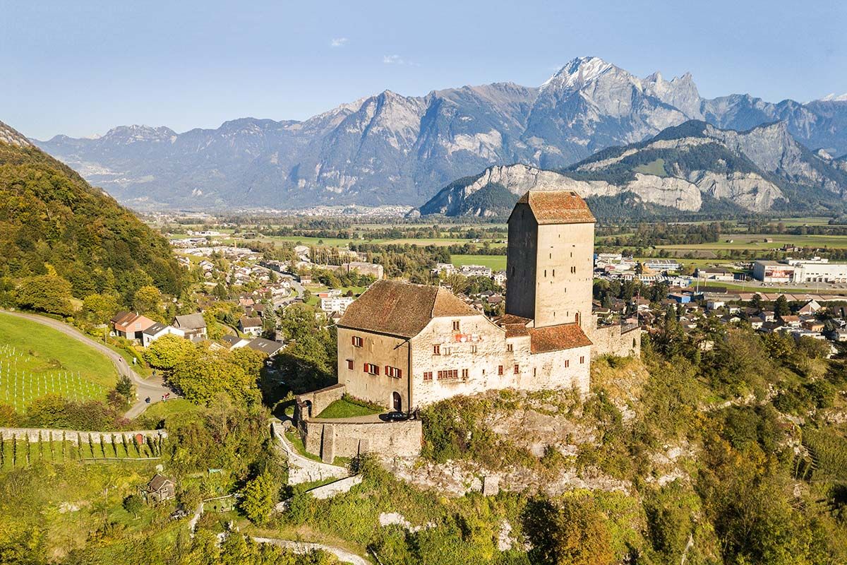 Ansicht Schloss Sargans